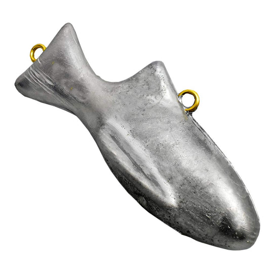 MagBay Lures 100% USA Made Downrigger Weights Heavy Dredge Fish Weight - Vinyl or uncoated (Chrome, 12lb)