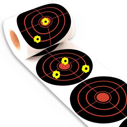 LikeLety 4 Inch-200 Pack Splatter Targets, Adhesive Shooting Target Stickers for BB Gun, Pellet Gun, Airsoft, Pistol, Rifle Shooting Practice