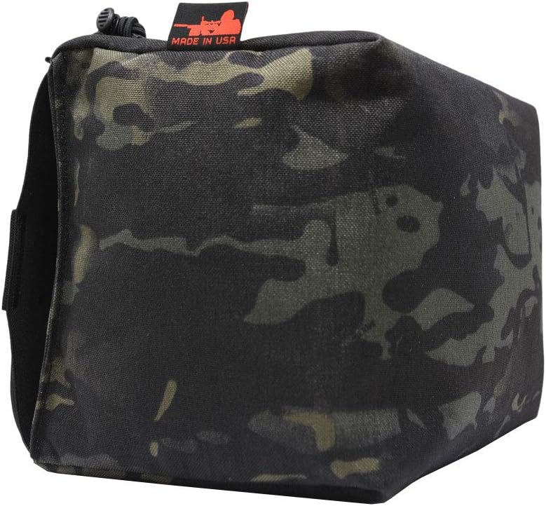 Pump Pillow Shooting and Hunting Support Lightweight Bag, Black Multicam