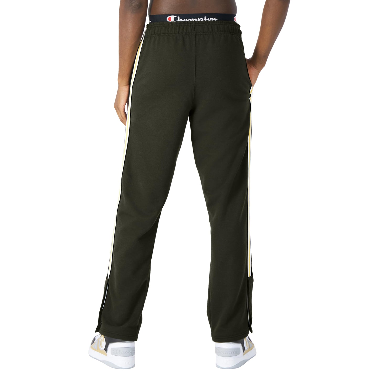 Champion Men's Snap Away Pants, Powerblend, Fleece Taped Tear Away Pants for Men, 32"