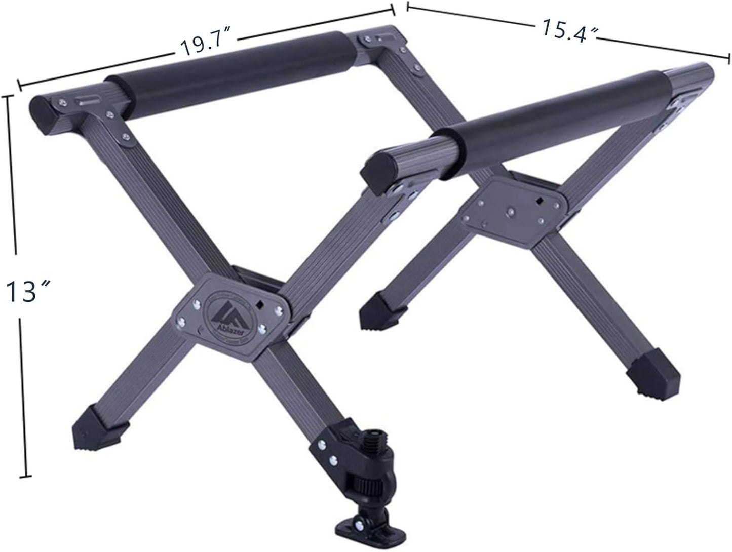 Ablazer Folding Cooler Stand with Carry Bag, Anti-Slip for Camping Hiking BBQ Cooking Picnic Outdoor, Light Weight Foldable Fridge Ice Box Holder