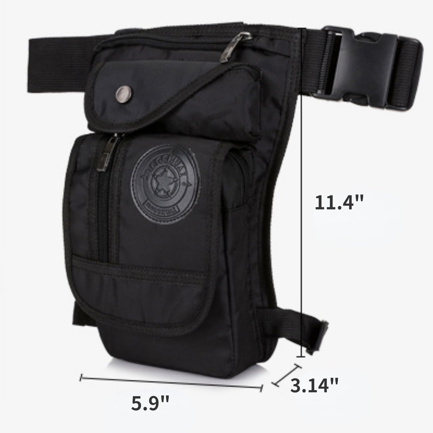 Drop Leg Bag Outdoor Waist Pack for Men Women Tactical Military Motorcycle Bike Cycling Multi-Pocket Waist Fanny Pouch Travel Hiking Climbing Thigh Bag Pocket