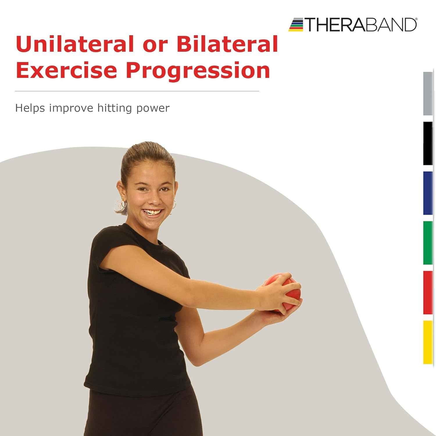 THERABAND Soft Weighted Balls Set for Baseball & Softball - 4.5" Isotonic Training for Shoulder Strength & Rotator Cuff