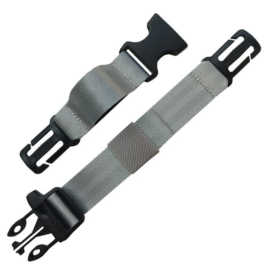 HDHYK Adjustable Backpack Chest Strap Nylon 1 Inch Webbing，Sternum Straps for Backpack(Silvery Grey)