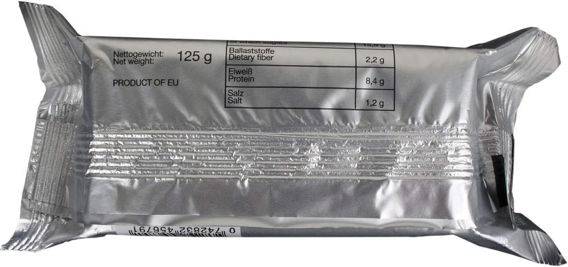 x4 Genuine German Army Survival Food Pack Outdoor Hardtack Biscuits 125 grams NATO MRE Crackers 4 Packs