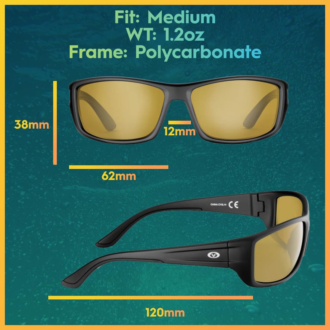 Flying Fisherman Women's Buchanan Sunglasses - Stylish Rectangular UV Protection