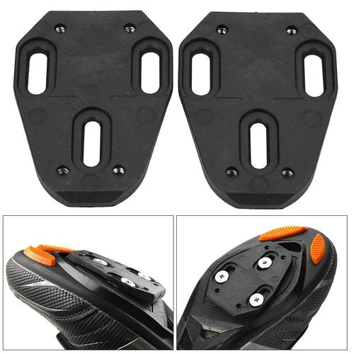 LIANGLIDE 1 Pair of Quick Release Cycling Shoes Cleat Cover Adapter Converter for Speedplay Threehole Conversion Base Plate for Rail Shoes with Buckle Closure (A)