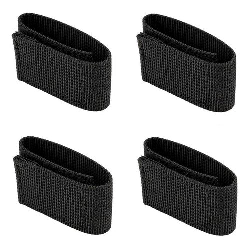 TACNEX Duty Belt Keepers w/Hook & Loop Closure for 1" Wide Utility Belt Loop Stays Nylon Tactical Backpack Strap Holder Retainer Police Law Enforcement Security Military Accessories BK