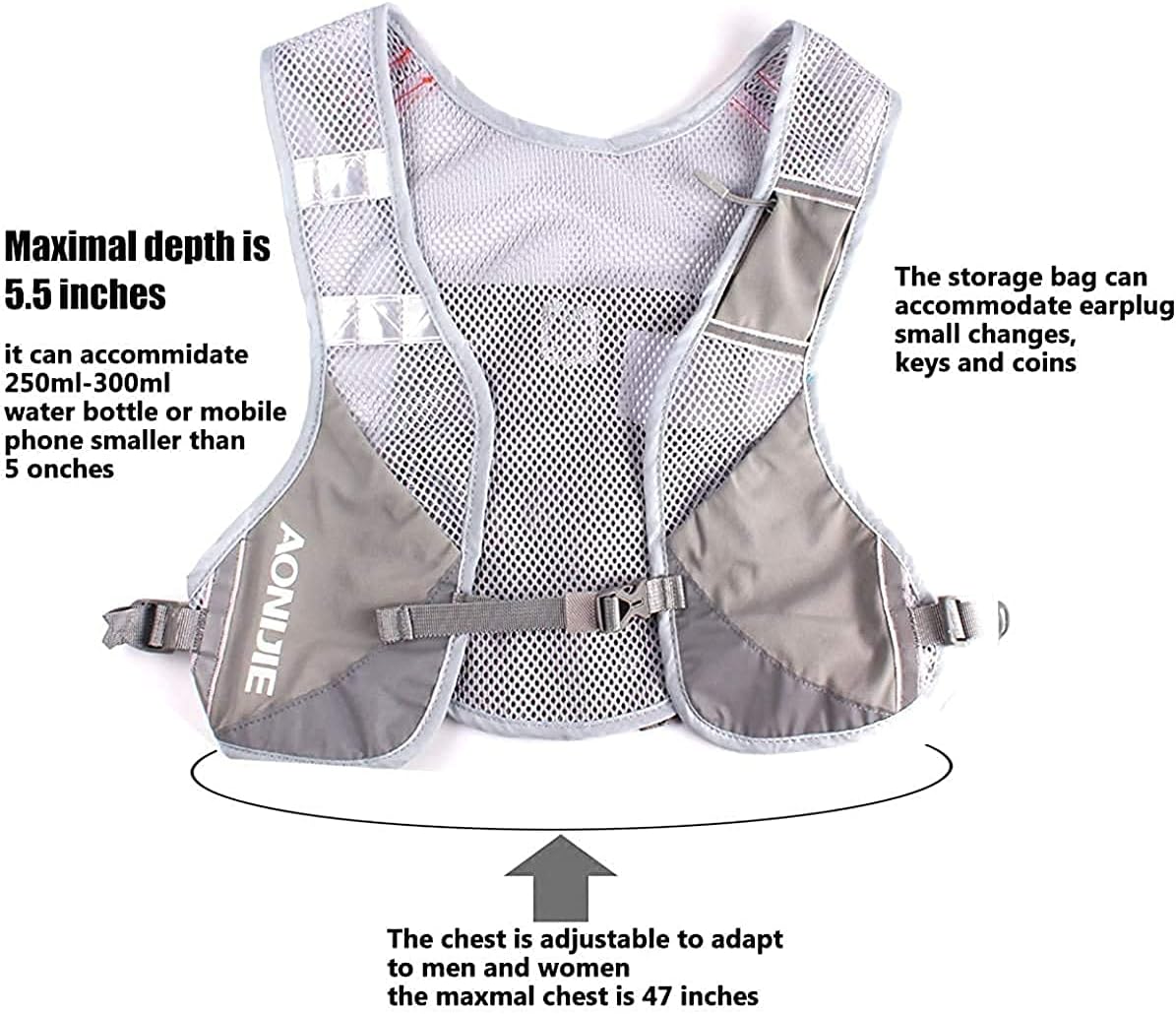 AONIJIE Marathon Running Vest Pack Water Hydration Backpack Outdoor Sport Bag Cycling Camping Climbing Rucksack