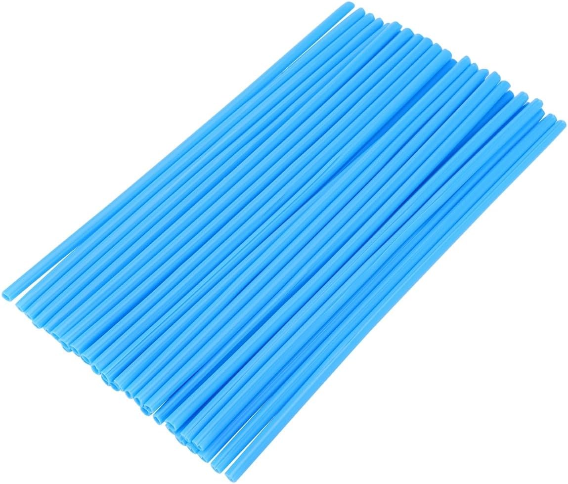 VORCOOL 75 Pcs Bike Spoke Covers, Motorcycle Motocross Dirt Bike Wheel Rim Spoke Wraps Protector Kit, Easy Install, Lightweight, Sky-Blue