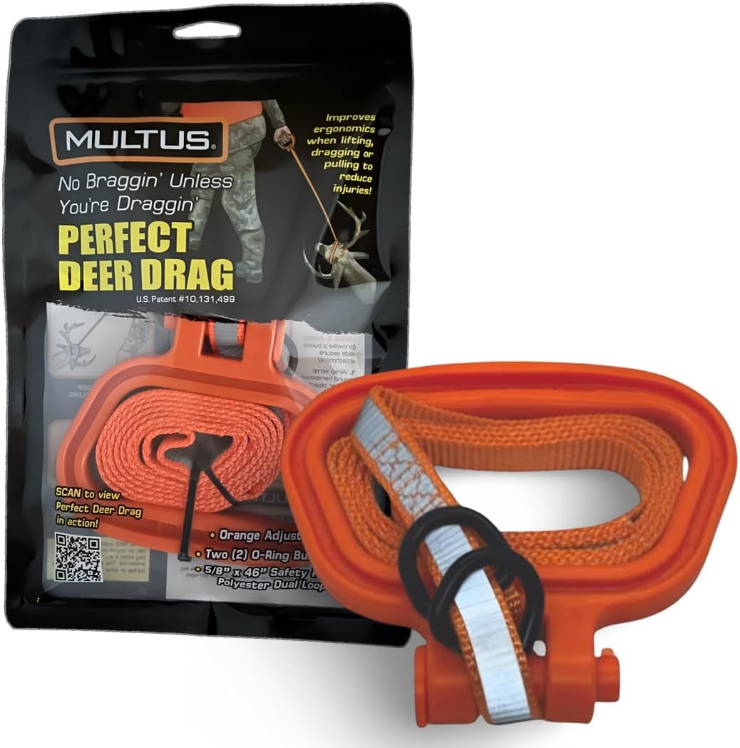 MULTUS Perfect Deer Drag Rope - Unique Hunting Gifts for Men - Essential Hunting Gear and Accessories - Deer Pull Strap