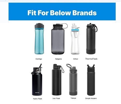 UWSTE 2Pack Lids Replacement for Thermoflask water bottles, Leak Proof lid Fits Thermoflask Thermoflask 16 18 24 32 40 64oz, BPA Free, Handle Easy to Carry.