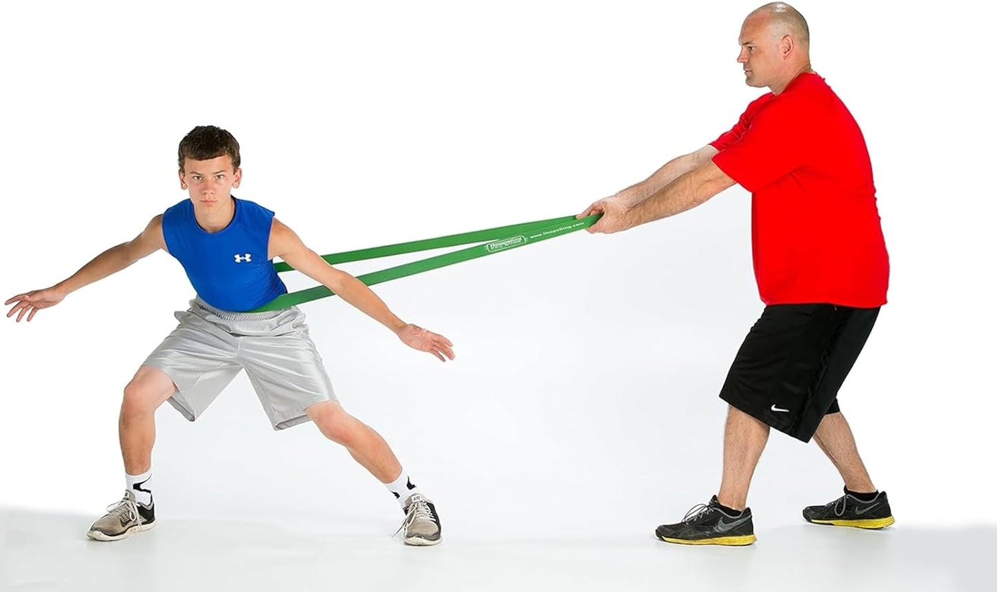 P.R.O. Bands for Basketball Resistance Bands Training (SINGLE Band - 4 Levels to Choose From | Perfect For Improving Dribble Explosiveness, Vertical Jump, Lateral Quickness, Stretching, Strength Train