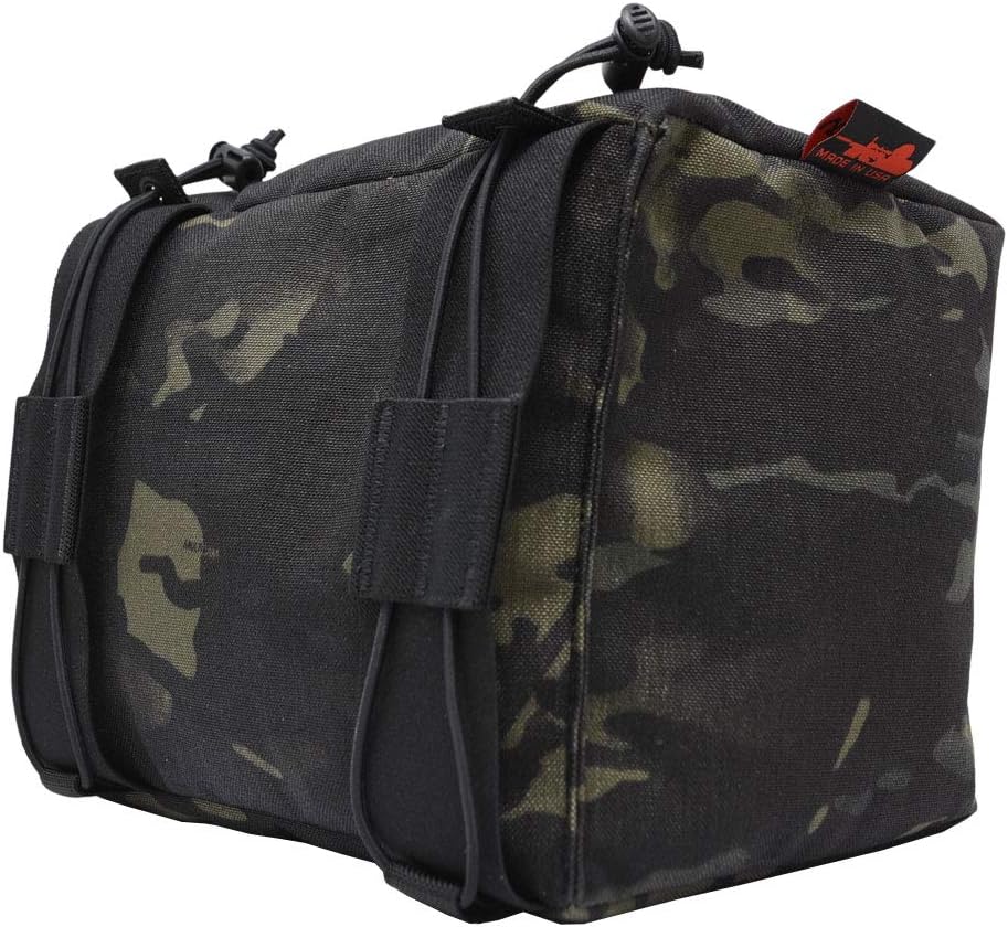 Pump Pillow Shooting and Hunting Support Lightweight Bag, Black Multicam