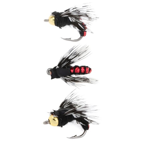 OriGlam 10pcs Fly Fishing Lures Kit - Fishing Fly, Handmade Lures Assortment with Artificial Bait Hooks for Bass, Trout, Salmon