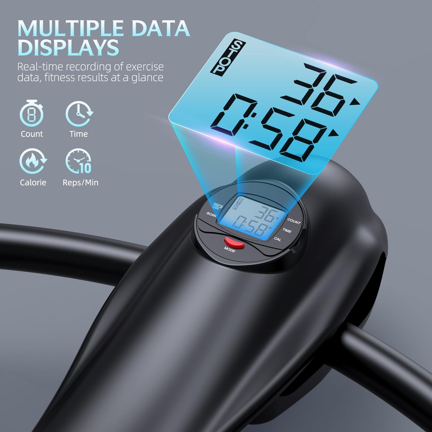 Home Gym, 6-in-1Multi-Functional Exercise Equipment, upper body Strength Training and Full Body Core Workout, Adjustable Ab Trainer Machine, Best Home Workout.(Matte black）