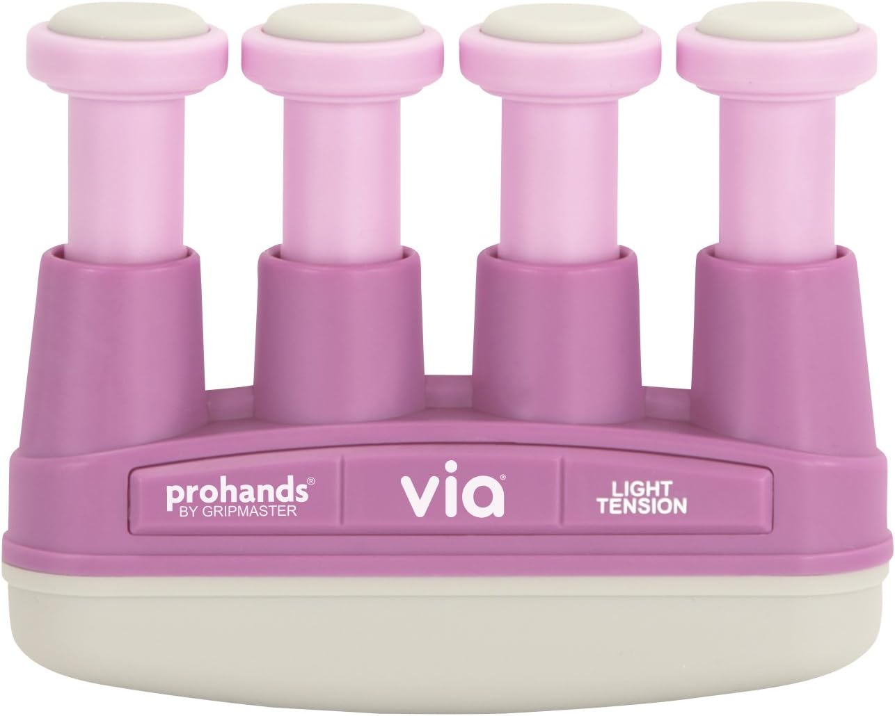 VIA Hand Exerciser, Finger Exerciser (Hand Grip Strengthener), Spring-Loaded, Finger-Piston System, Isolate and Exercise Each Finger