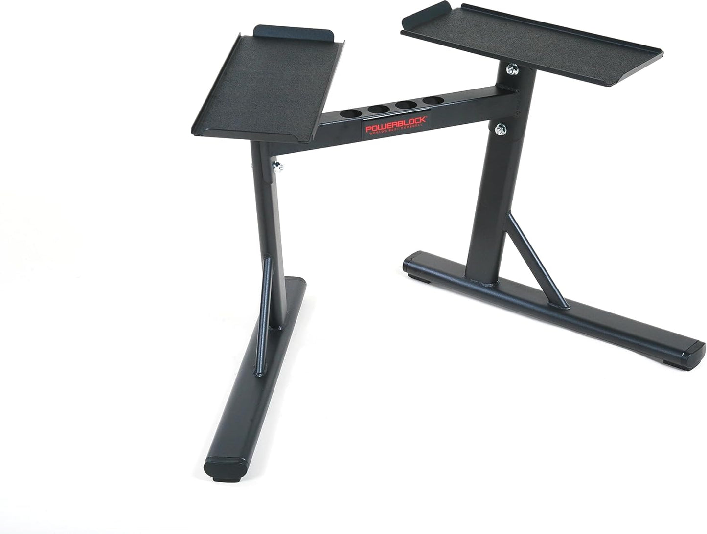 PowerBlock PowerMax Stand – Dumbbell Rack & Weight Rack, Use with Weights up to 90 Pounds, Durable Steel Construction, Home Gym Strength Training, Innovative Workout Equipment