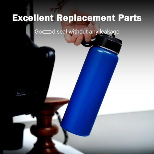 Roliabtol 3 Sets Water Bottle Gasket Replacement for Thermoflask 18/24/32/40/64oz Insulated Stainless Steel Water Bottle Lid Water Bottle Ring Seal O Ring Seals Compatible with ThermoFlask-12 Total