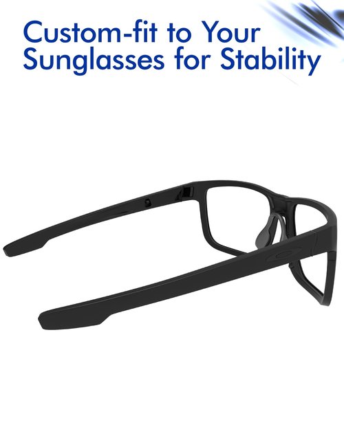 SAUCER Replacement Nose Pieces Pads for Oakley Split Shot OO9416 | Split Time OO4129 | Targetline OO4129 | Crossrange Patch R XL OO9361 Sunglasseses - Standard Grey
