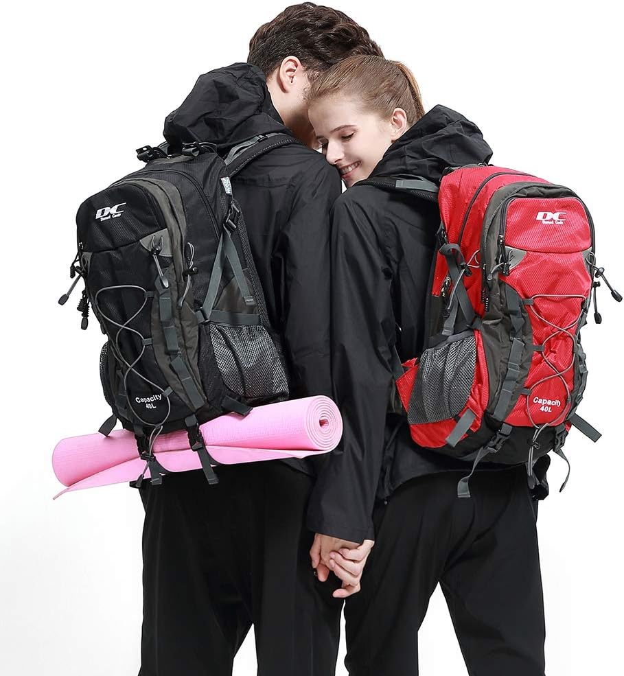 Diamond Candy Waterproof Hiking Backpack for Men and Women, Lightweight Day Pack for Travel Camping