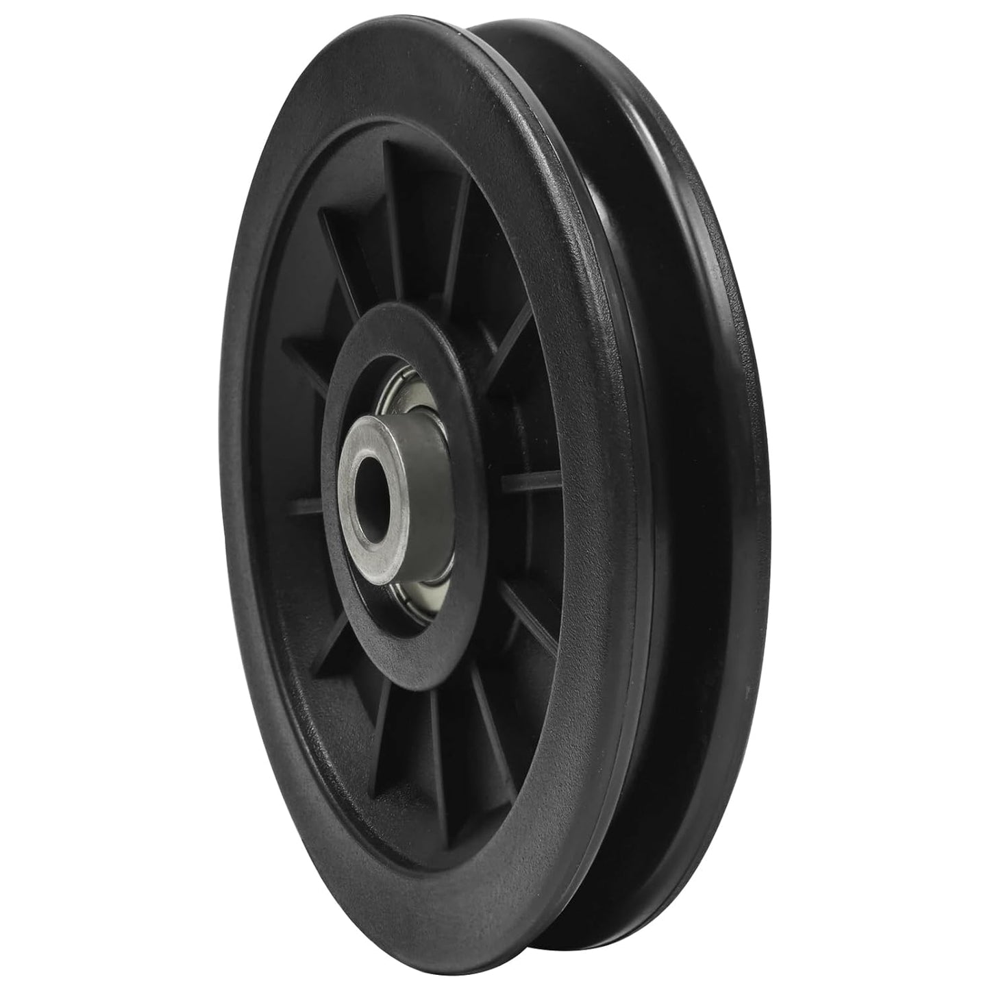 90mm(3.54inch) Universal Bearing Pulley Wheel for Cable Machine Gym Equipment Part Garage Door (2 PCS)