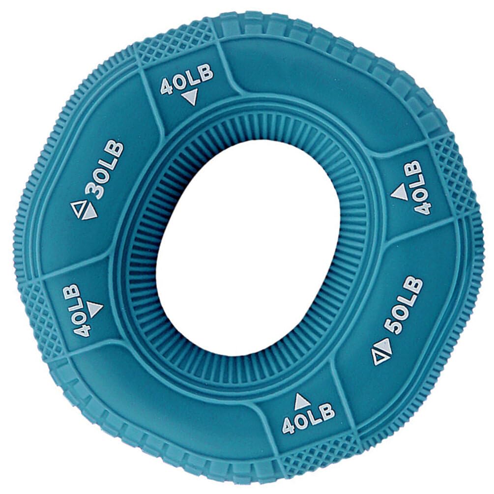 GANAZONO Hand Strengthener Grip Ring Forearm Trainer Gripper Donut Finger Training Exerciser Silicone Squeezer Gripper Hand-muscle Wrist Developer for Home Gym Exercise Equipment