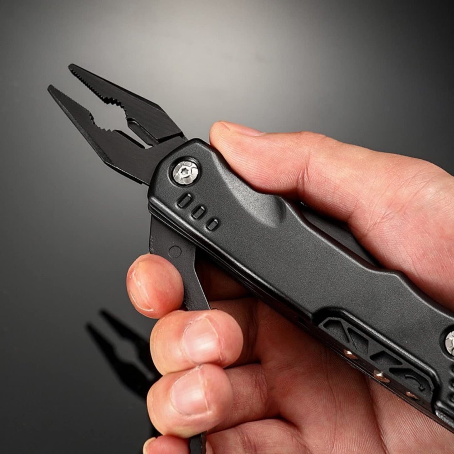 Fesasn Adjustable Wrench Multitool Hammer, 16 in 1 Pocket Multi Tool Pliers, All-in-One Survival Camping Multi Tool Apply to Home DIY, Survival, Camping and Everyday Use