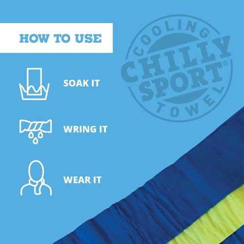 Chilly Sport Cooling Neck Wrap & Head Band by FROGG TOGGS - Stay Cool Outdoors