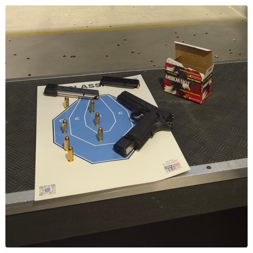 TactNib - IPSC MINI - USPSA Licensed Paper Targets - 12 x 18 Inches - Made in USA - 25 Pack - PN P01C01-025T - Free Mobile App