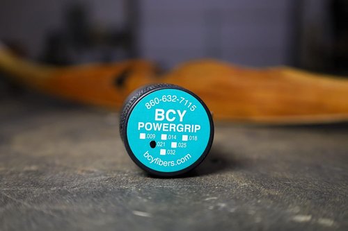 BCY Black Powergrip Archery Bow String Serving .018