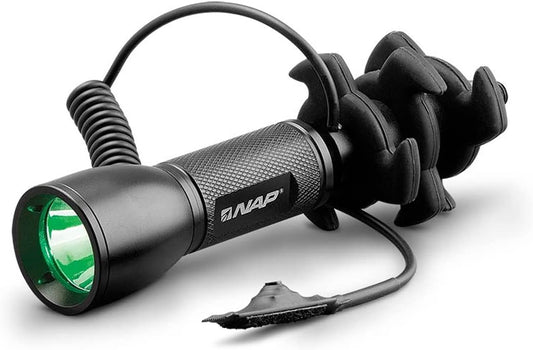 New Archery Products NAP Apache Predator Hog Hunting Stabilizer Green LED Light with Pressure Switch