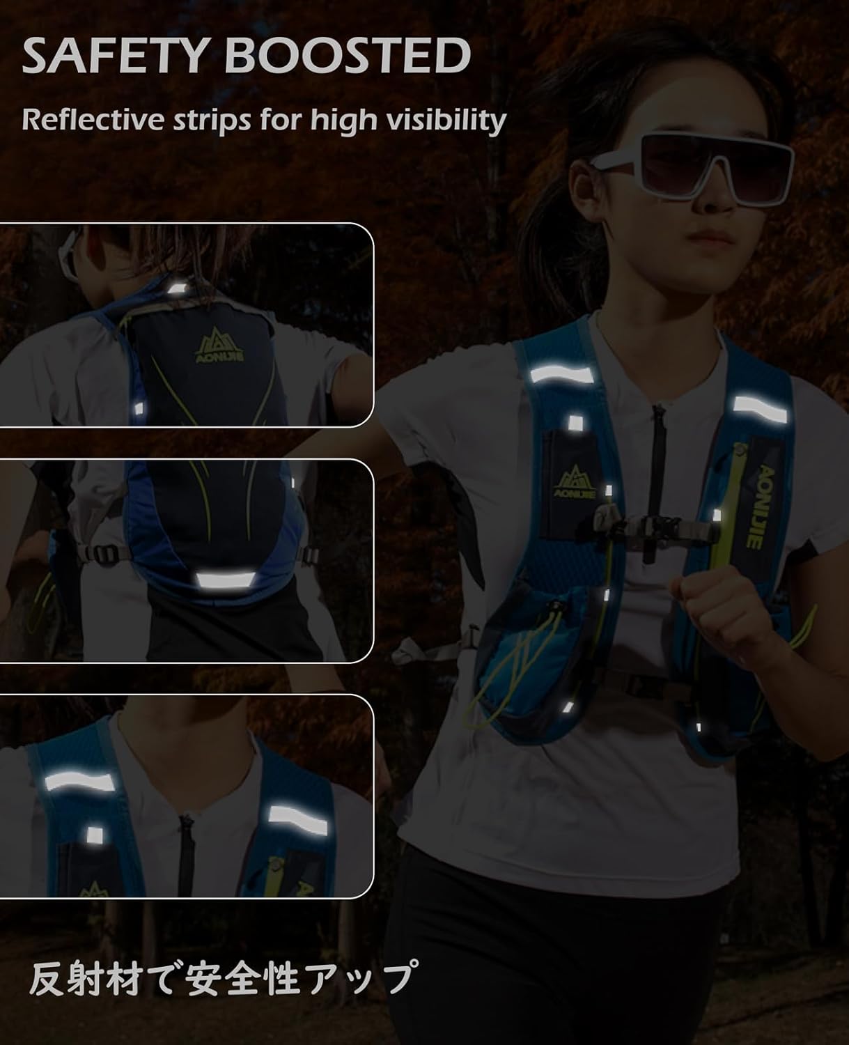 TRIWONDER 5L Running Hydration Vest Pack Backpack for Women Men 5.5L Runner Trail Race Marathon Triathlon Cycling Jogging Hiking Gym