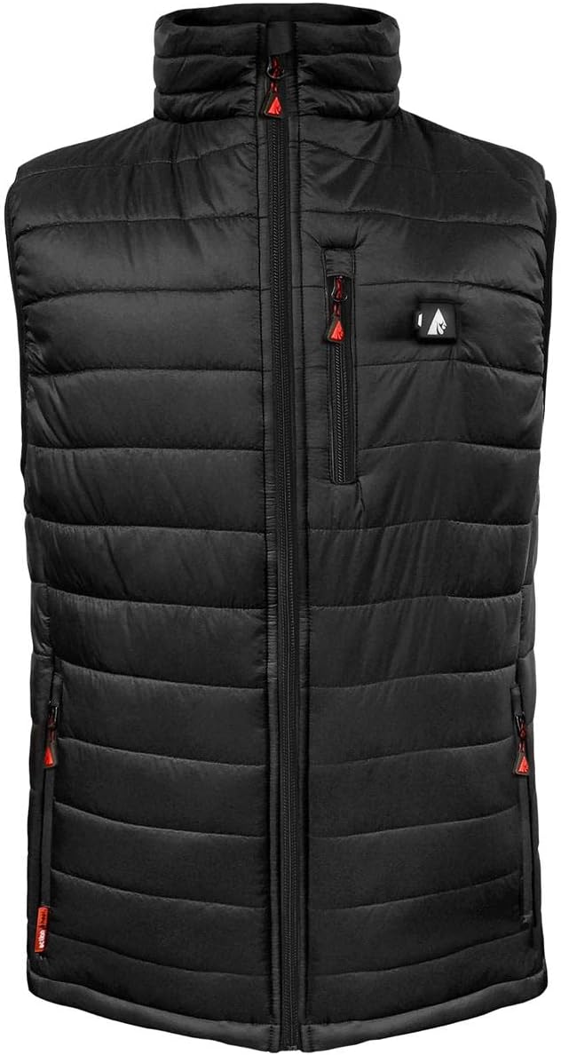 ActionHeat 5V Battery Heated Insulated Puffer Vest for Men – Heat Clothing, Tri-Zone Heating System Winter Outdoor