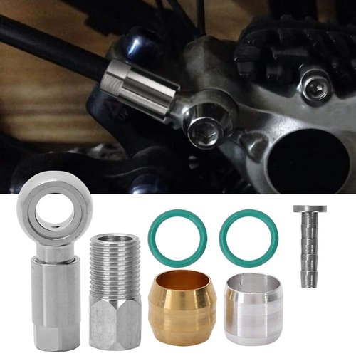 Yctze Fittings Accessories Set - Hose Adapter & Olive for BH90 - for Hydraulic Brake Hose, MT5 SLX, with Hope Fittings, Dropper Post Leve Connection