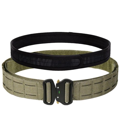 TWINFALCONS Tactical Belt Battle Belts MOLLE Military Style Belt 2 Inch Outer & 1.5 Inch Inner Tactical Heavy Duty Belt
