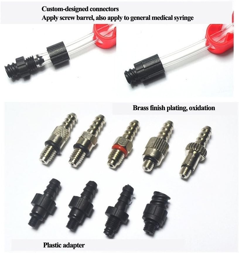 Mineral Oil Bicycle Hydraulic Disc Brake Bleed Kit for All Series Shimano/Magura/Tektro/Zoom/CSC/Echo/Giant / HS33 / Nutt Cycling (Professional kit)