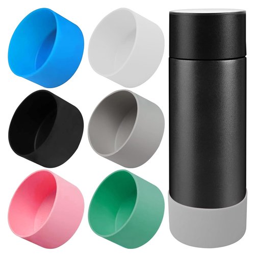 iDIY Silicone 6PCS Bottle Boot, Water Bottle Bottom Protector,Stanley 40/30/20 oz Cup Accessories(style-10)