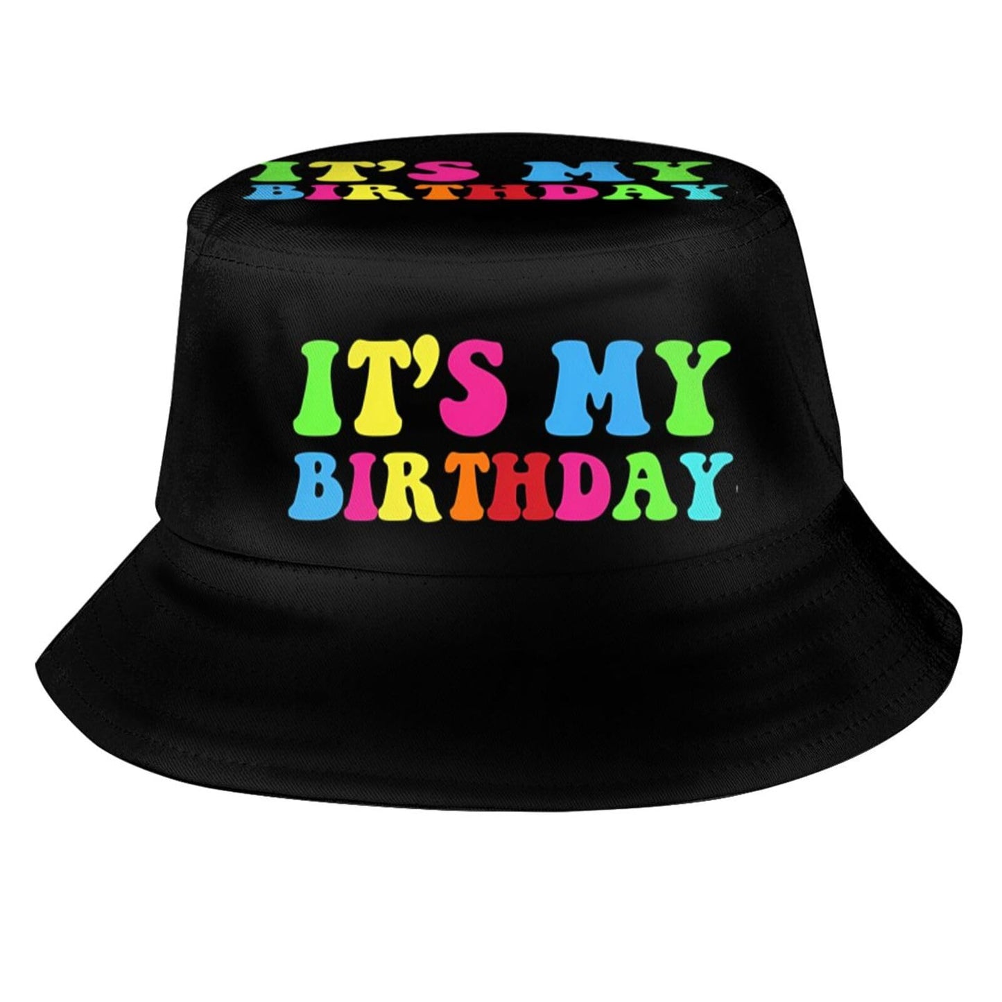 It's My Birthday Bucket Hat for Women Men, Funny Packable Birthday Sun Hat Outdoor Fisherman Hat Caps