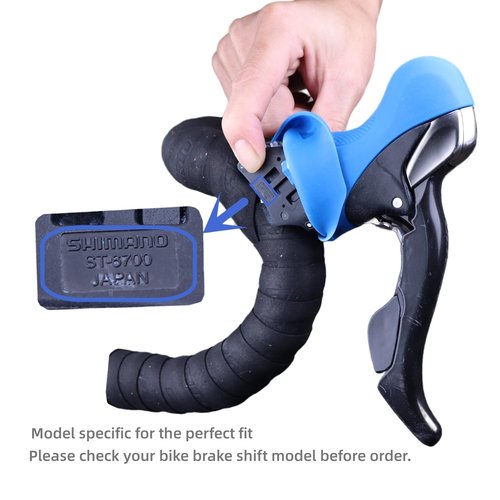 SUKOUSRAM Bike Brake Levers Hoods Compatible with Ultegra ST-6700 Grips Pair of Black