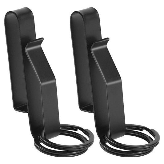 2 Pcs Duty Belt Key Holder,Tactical Key Holders with 4pcs Key Rings Stainless Steel Tactical Key Clip Quick Hook System for Police Handcuff and Fire Agencies Fits Max 2.25 Inch Belt