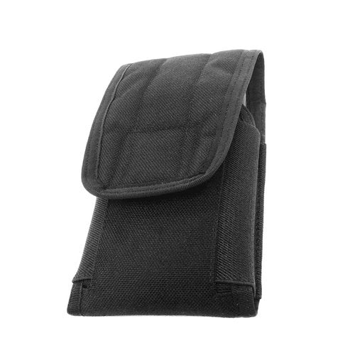 ESKI 1000D Cordura MOLLE Pouch Tactical Dual Phone Holder with Velcro Closure, Military-Grade Open-Top Phone Carrier for Belt Backpack Fits 6.7" cellphones or Cellphone+Power Bank