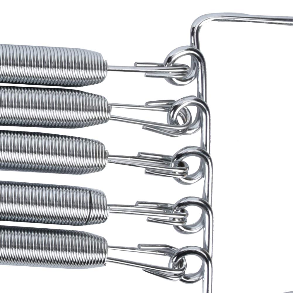 jerss Spring Chest Expander, Chest Expander, Home Adjustable Nonslip Handle Wood Handle for Home Workouts Pilates Physical Therapy for Youth and Adults