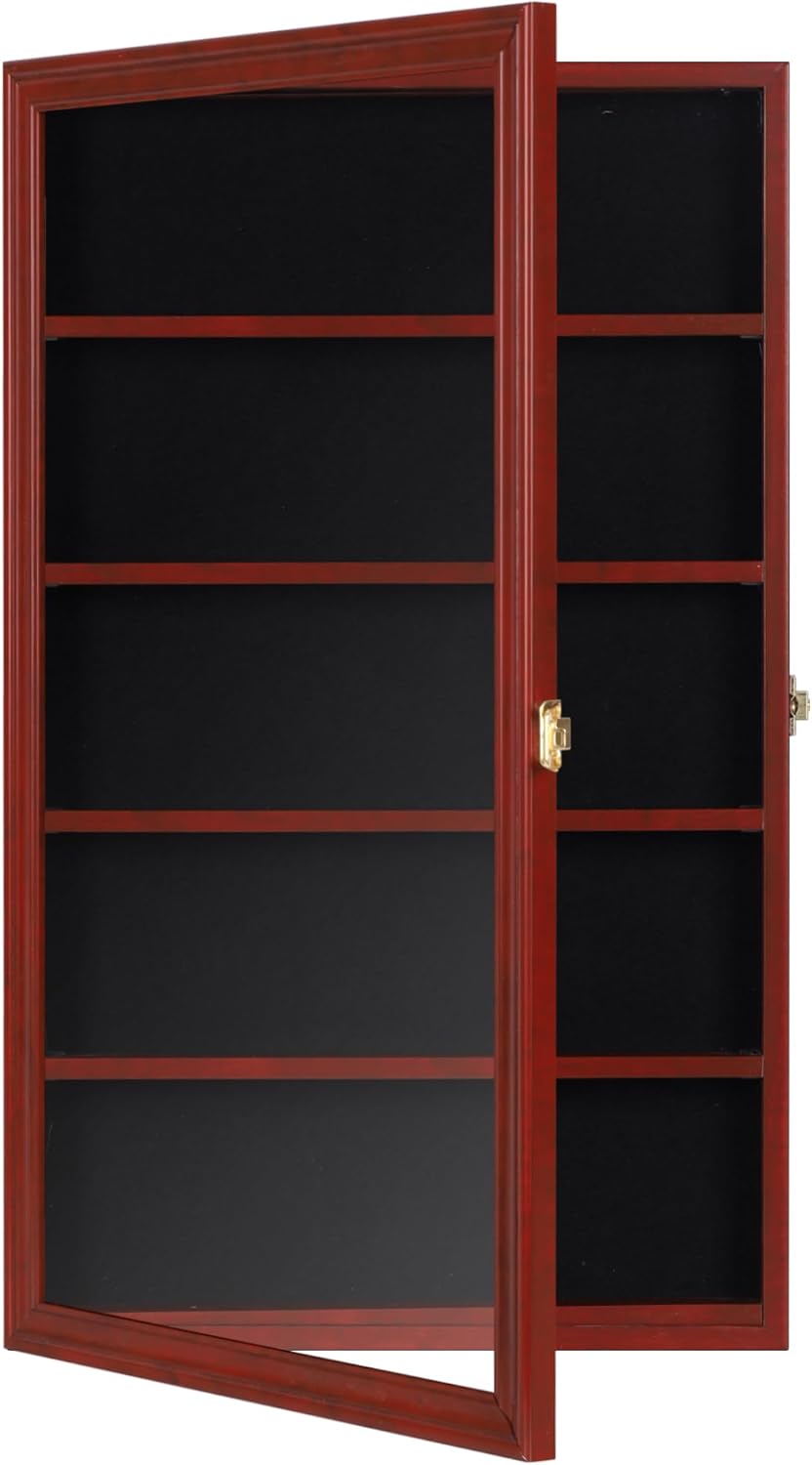 20 Hockey Puck Display Case Cabinet Holder Wall Rack Shadow Box 98% UV Protection, CC01