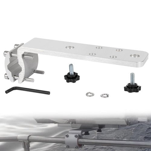 Deecaray 58182 Stow N' Go Grill Rail Mount Bracket, Compatible with Any Kuma Grill and RV Boat Camping Inside/Outboard 7/8" to 1-1/4" Round or 1-1/4" Square Horizontal Railings