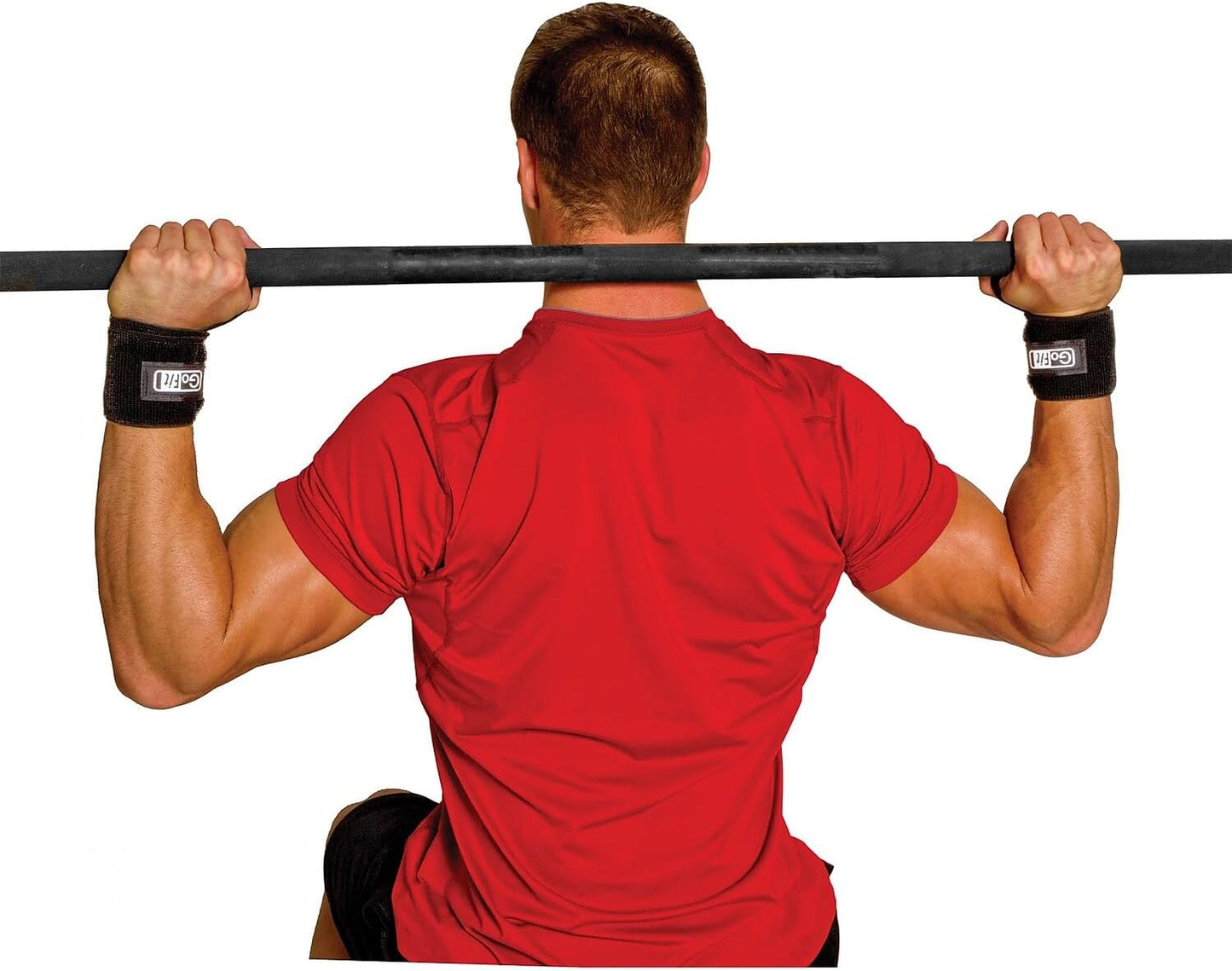 GoFit Elastic Wrist Support Wraps - Adjustable,Black,GF-EWS