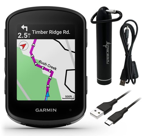 Wearable4U - Garmin Edge 540 GPS Cycling Computer, Button Controls, Advanced Navigation with E-Bank Bundle