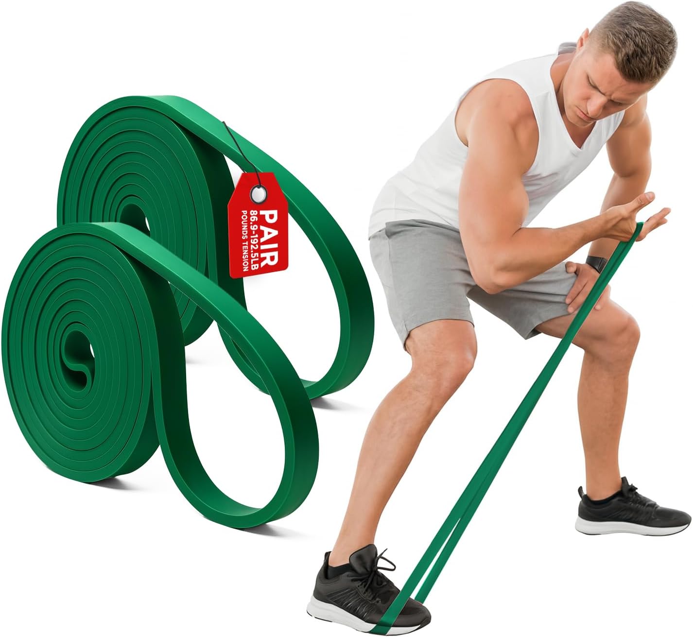Pro Resistance Band for Core Stability & Flexibility - EliteFTS Portable & Joint-Friendly