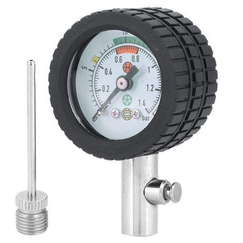 Ball Pressure Stainless Steel Accurate Air Pressure for Football Soccer Basketball Volleyball and Other Balls