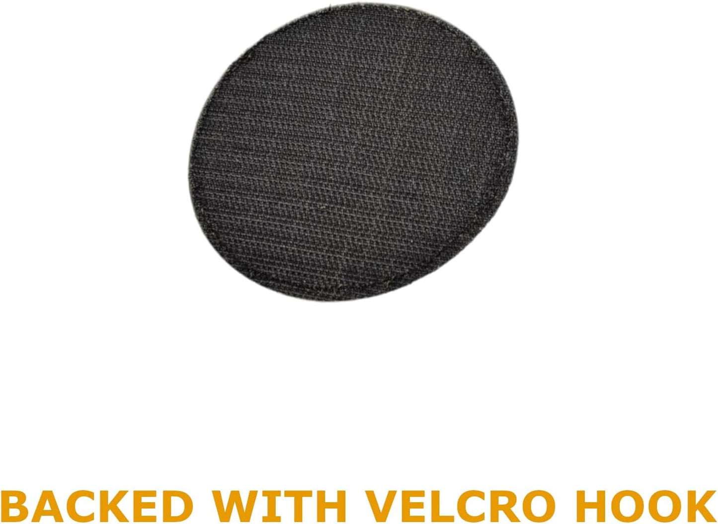 Spartan PVC Morale Patch for Velcro - Tactical Blackout Subdued Patch for Backpacks & Hats